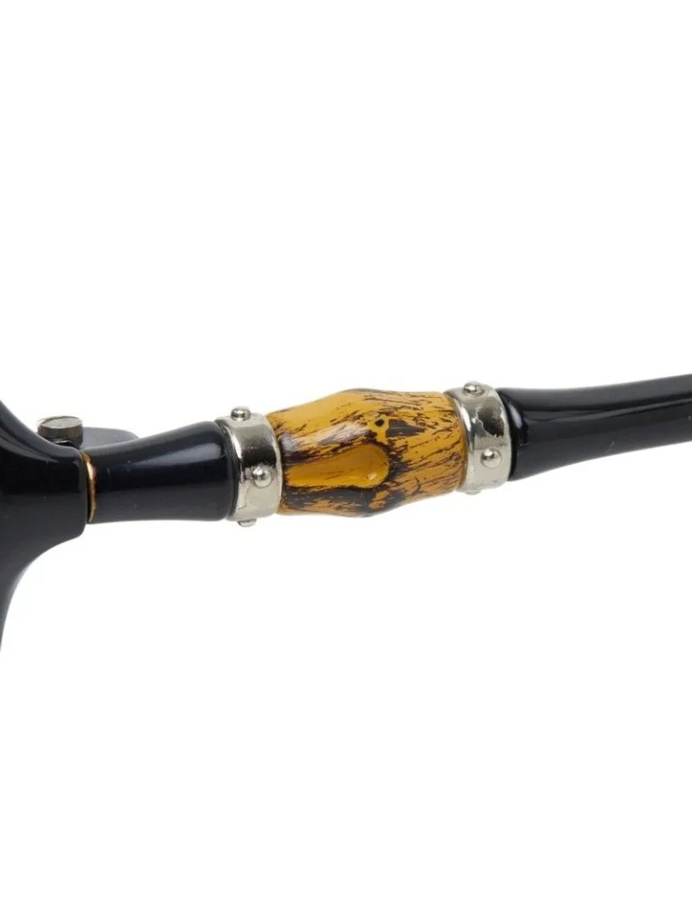 Gucci Bamboo Sunglasses S Black Acetate Eyewear